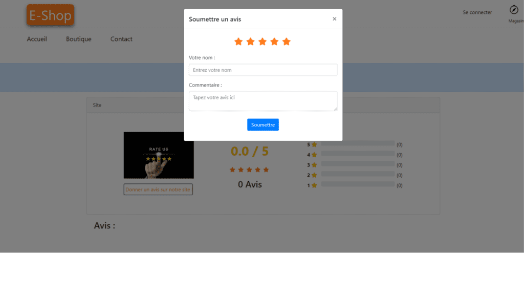 Exploration du site web : une plongée dans le code.