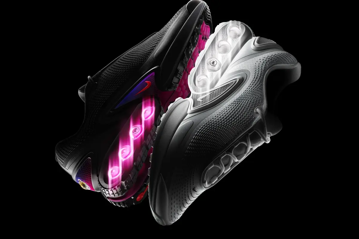 Closeup semelle Dynamic Air Nike Air Max Dn